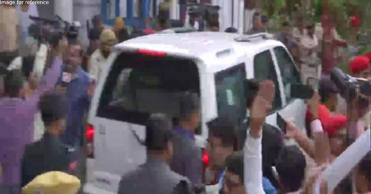 Bihar political crisis: CM Nitish Kumar arrives at Raj Bhavan to meet Governor